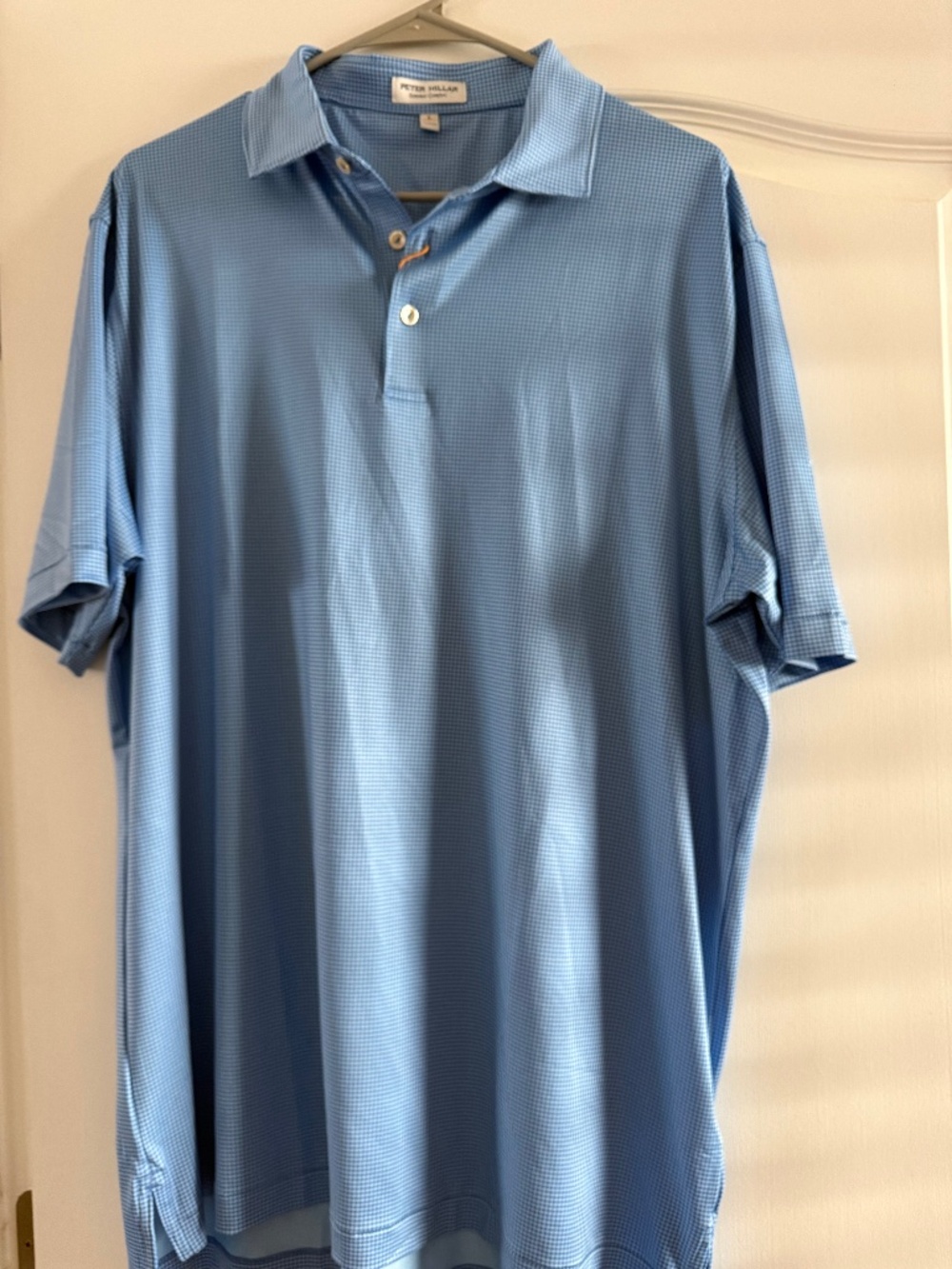 Peter Millar gingham shirt